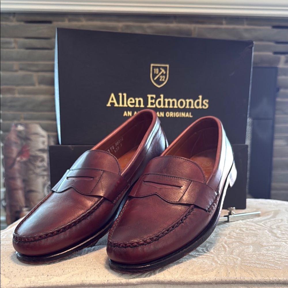 Allen Edmonds Men's Cavanaugh Brown Loafers